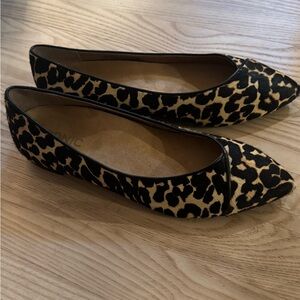 Vionic Faux Cheetah Fur Flats